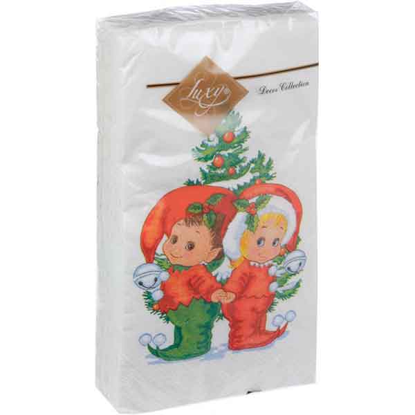 Салфетки Luxy Эльфы mini 33x33 см 10 шт