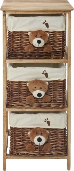 Корзинка плетеная Tony Bridge Basket с текстилем детский JM09-1 F1 