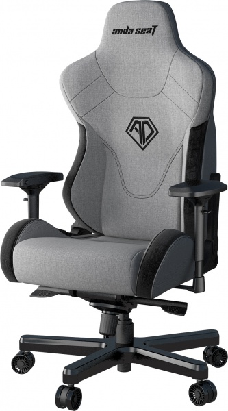 Крісло Anda Seat T-Pro 2 Grey/Black Size XL (AD12XLLA-01-GB-F) сірий/чорний 