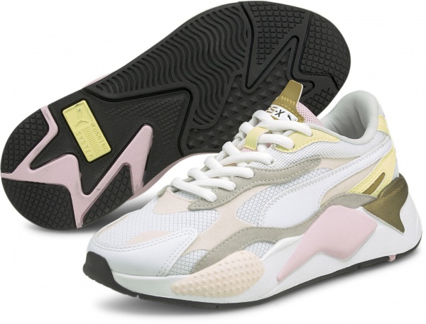 Кроссовки Puma RS-X? PUZZLE V2 38282101 р.UK 5 белый