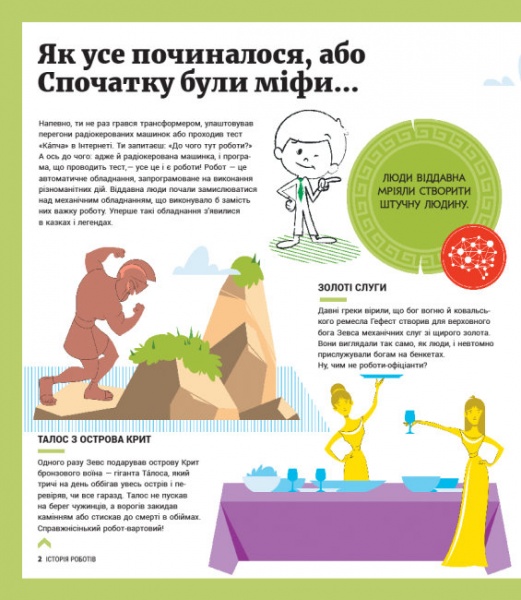 Книга Юлита Ран «Історія роботів» 978-617-095-646-0