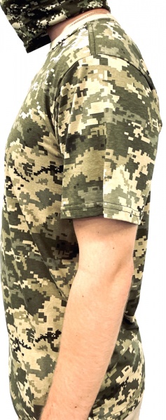 Футболка Безпечний Світ для військових, 5XL р.56 піксель