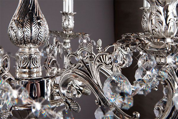 Люстра підвісна Strotskis Premiera 6x60 Вт E14 сріблястий 231/6 