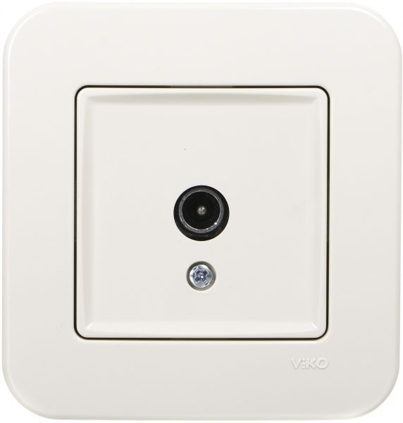 Розетка TV Viko Rollina крем 90421010