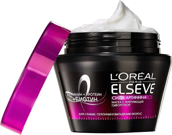 Маска L'Oreal Paris Elseve Сила Аргинина Х3 для слабых склонных к выпадению волос 300 мл