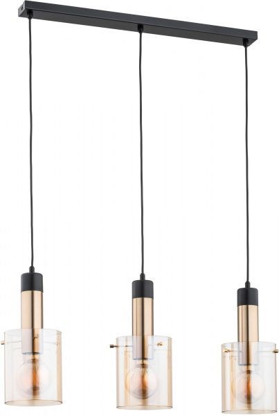 Люстра подвесная ALFA Bella 3x60 Вт E27 золото 62168 