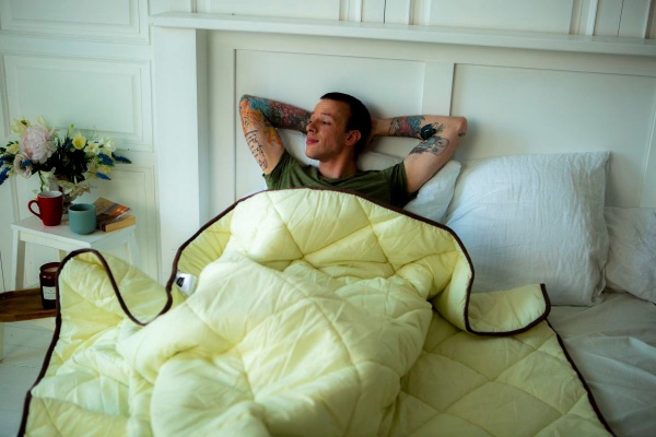 Ковдра бамбукова Carmela 0430 демі (2200000131751) 140x205 см MirSon бежевий