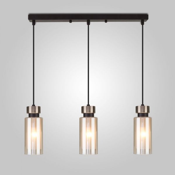 Підвіс Strotskis Amado 50115/3 3x15 Вт E14 бронза/чорний 50115/3 (чорний)