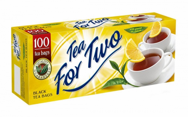 Чай черный Sir Roger For Two с лимоном 40 шт. 56 г 