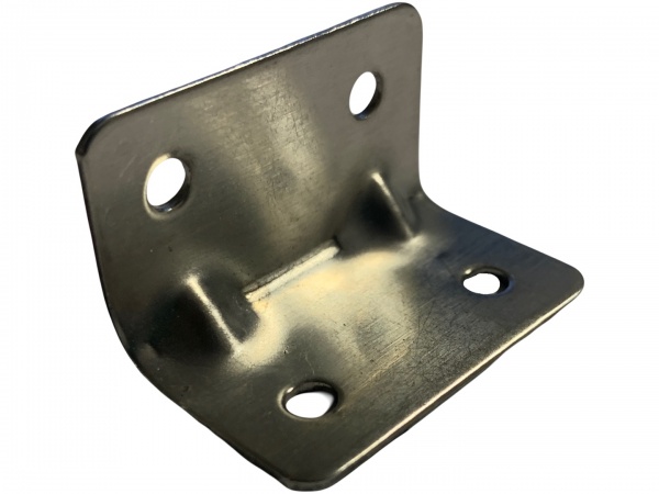 Кутник монтажний металевий B&G рівносторонній 20x20x35 мм 1 мм