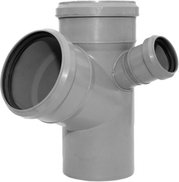 Крестовина Valsir ПП d100х50х50 мм 67° двухплоскостная