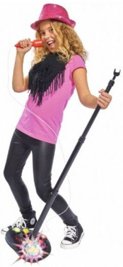 Игрушка музыкальная Simba Микрофон на стойке 50-100 см 6834100