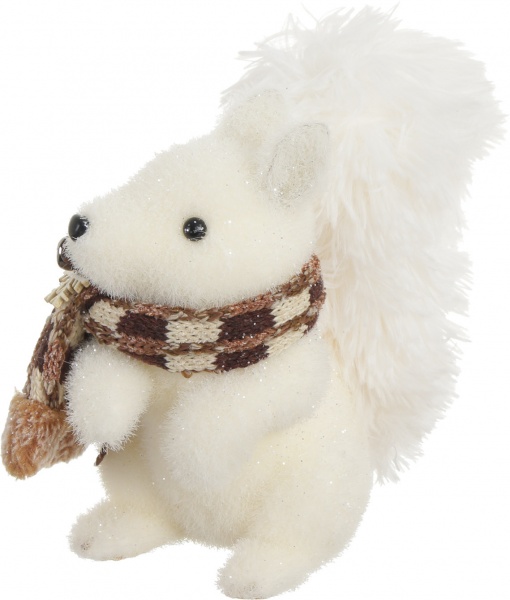 Декорация новогодняя Белка 8х19 см EPI-F90124-epic 