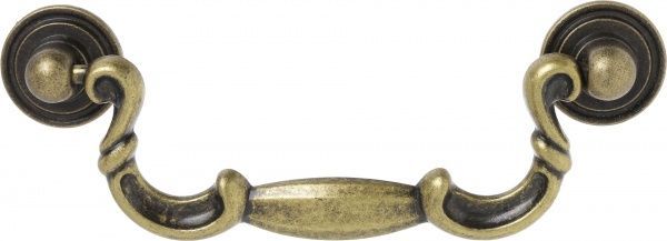 Меблева ручка D-010 OAE 96 мм антична бронза DC 80856