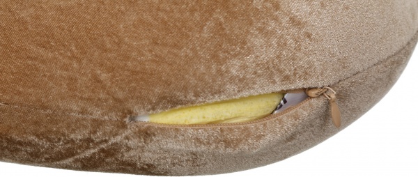 Подушка дорожня Hannover 30х30х9 см темно-бежевий Songer und Sohne