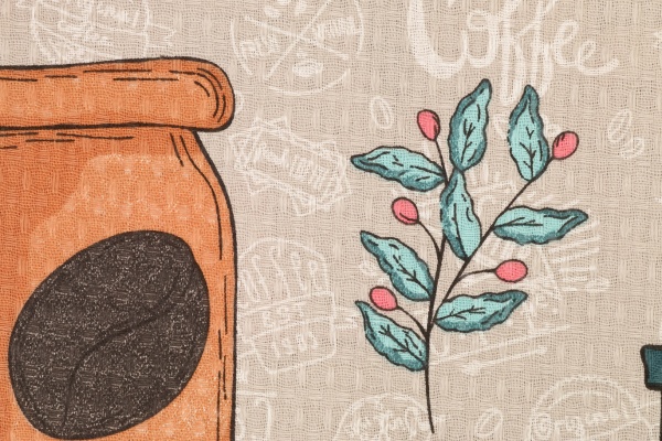 Рушник вафельний GOOD MORNING 45x60 см рожевий із малюнком 