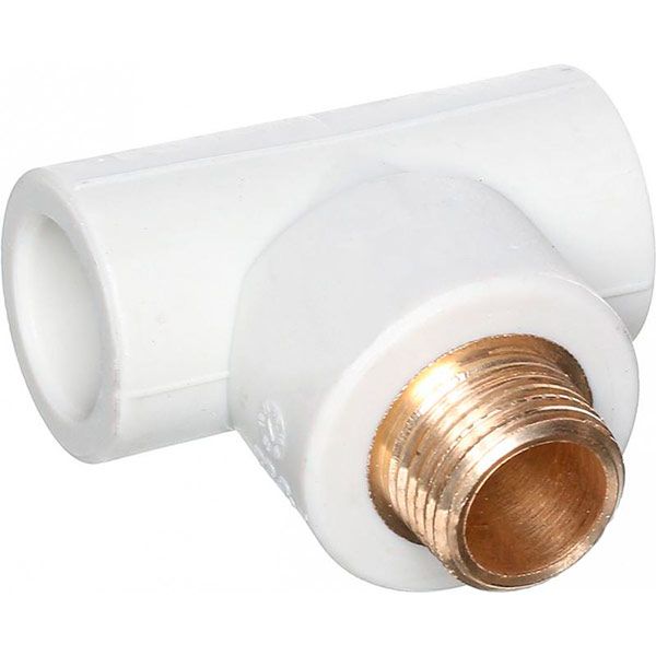 Трійник перехідний зовнішня PRAWTECH PP-R з зовнішньою різьбою O32 x 1 x 32
