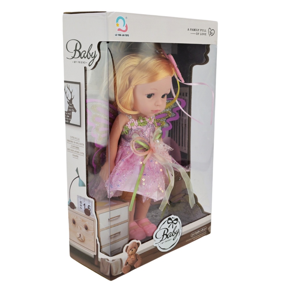 Кукла Shantou в стильном платье H04-44/46