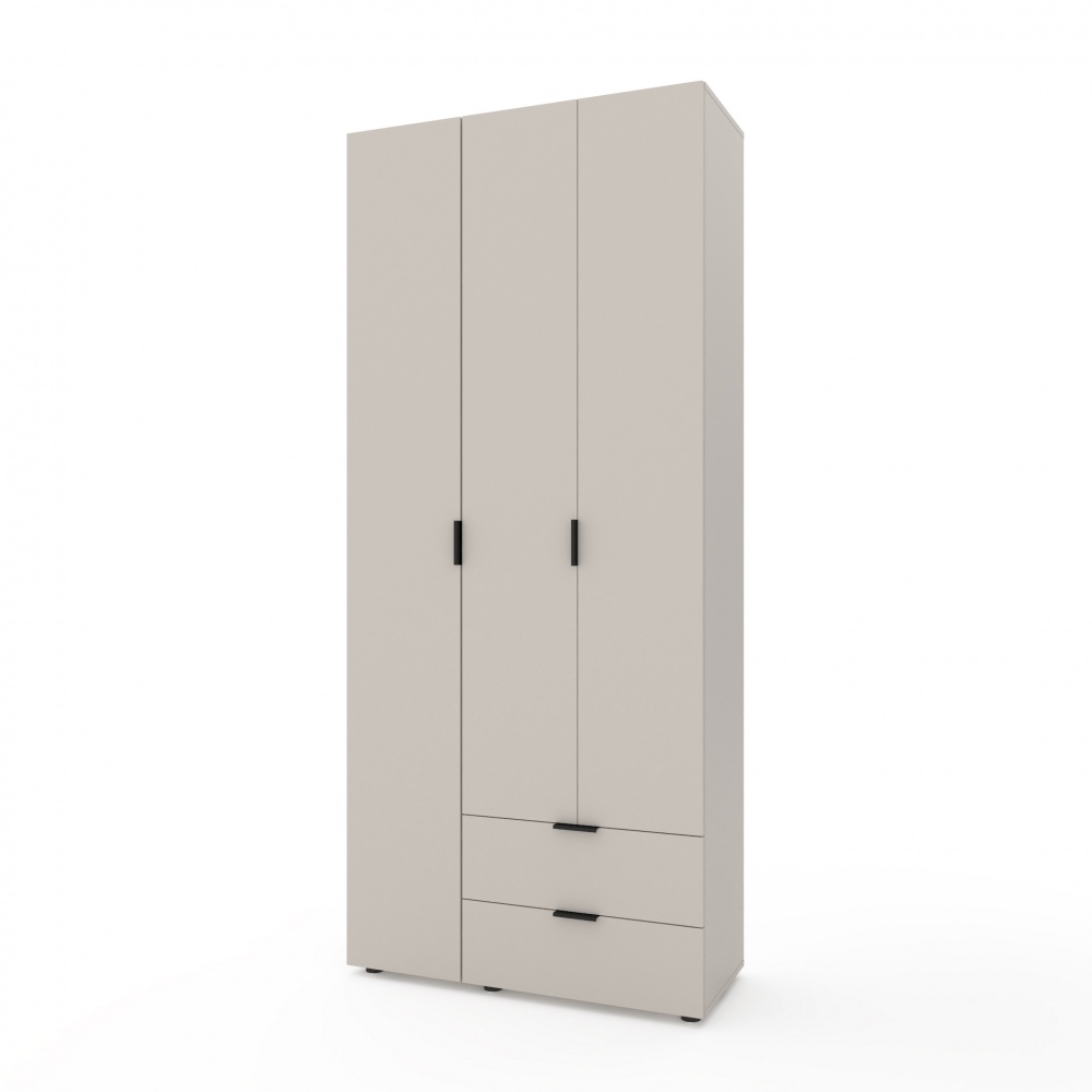 Шафа Metkas Home A013R, 3д2ш, ЛДСП 2300х1000х420 мм кашемір кашемір