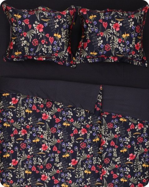 Комплект постільної білизни Amapola сімейний різнокольоровий Lameirinho 