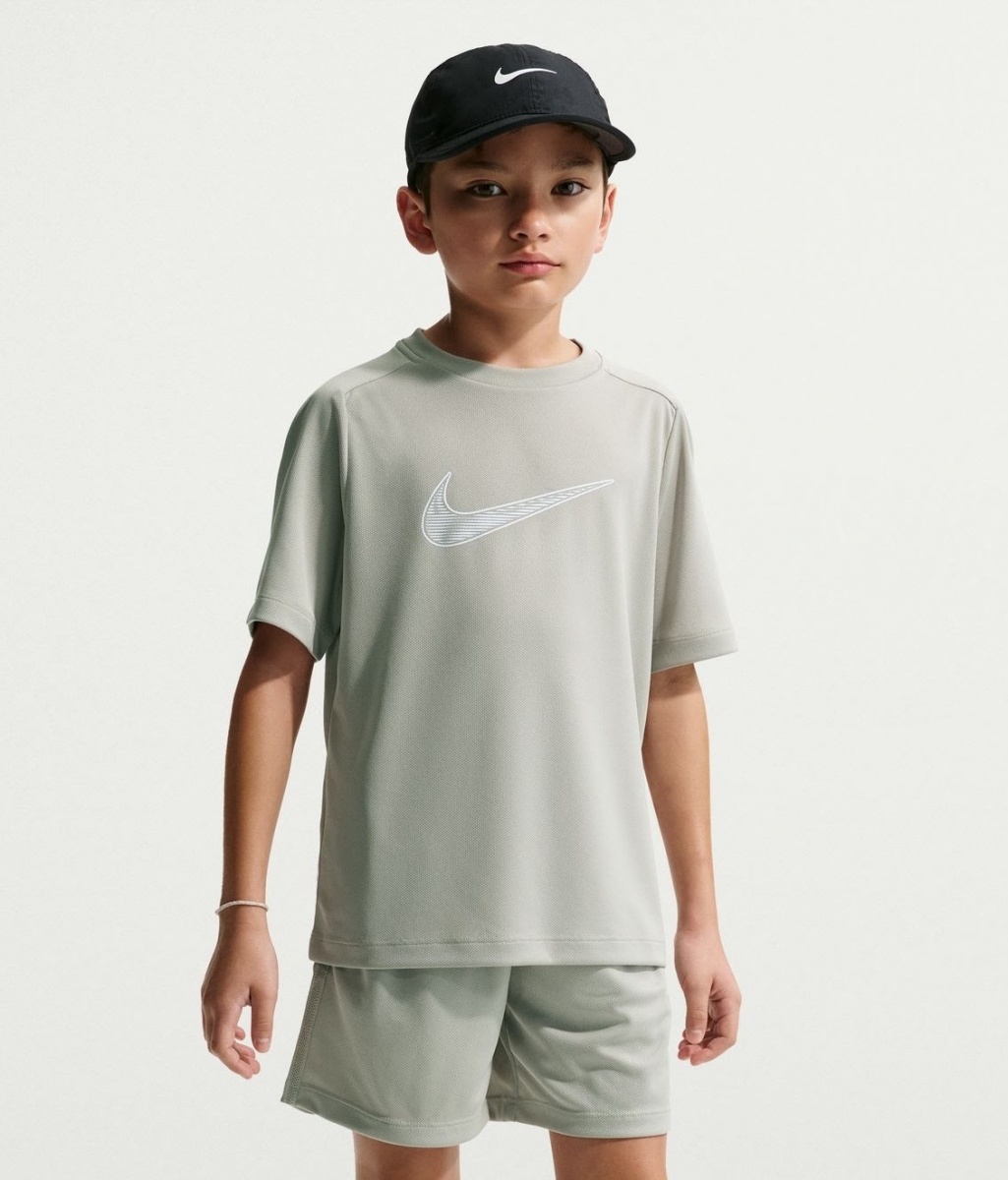 Футболка Nike B NK DF MULTI SS TOP HBR IF2430-304 р.M хакі — фото 1