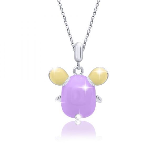 Кулон UMa&UMi Мышка фиолетовая