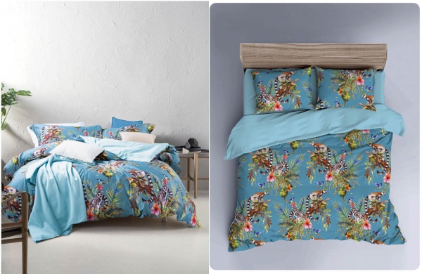 Комплект постільної білизни Bright jungle 2 різнокольоровий 