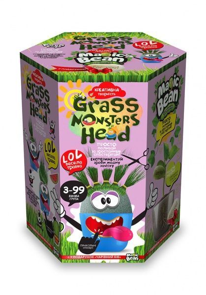 Ігровий набір Danko Toys GRASS MONSTERS HEAD укр. (8) в асортименті