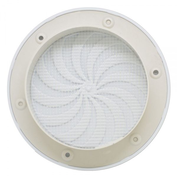 Гратка для вентиляції MISLT Т-95 100x100 мм пластик білий