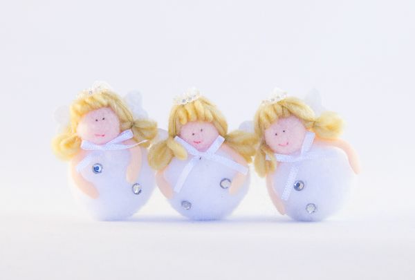 Елочная игрушка Девилон Ангелочек 3 шт. 6 см 220273