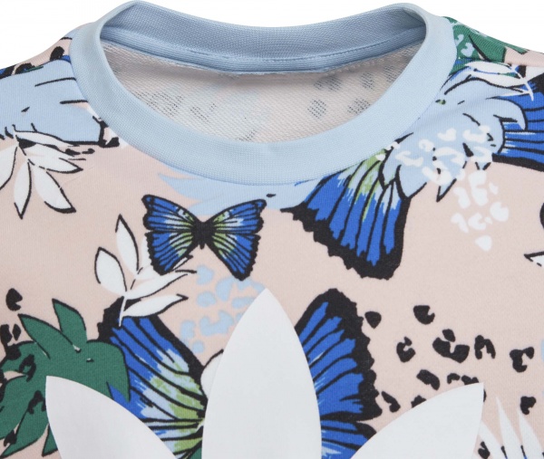 Світшот Adidas CREW H22595 р. 146 різнокольоровий