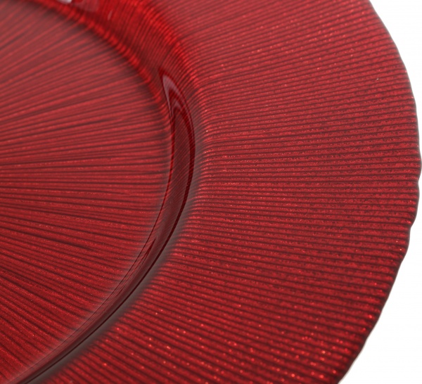 Блюдо Focus 33 см червоне Dekor Cam 