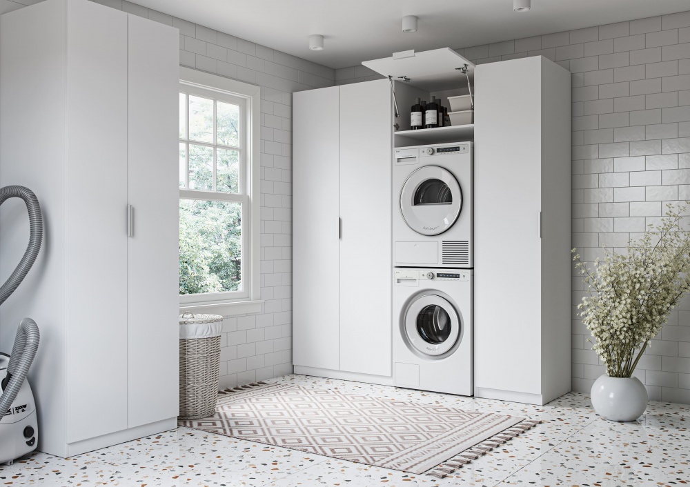 Шкаф Грейд Асти Модуль-2 2200х650х578 мм нимфея альба / нимфея альба