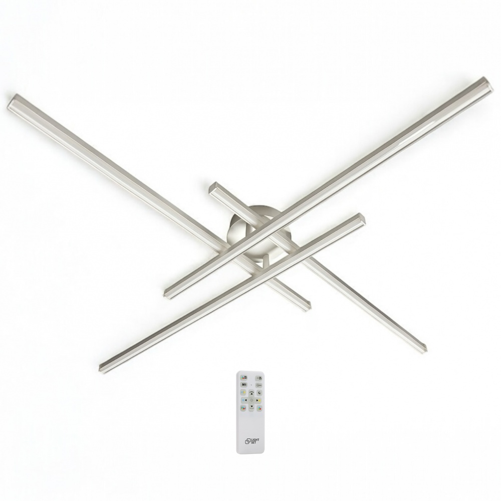 Люстра светодиодная LIGHT SET LILEYA LS89 4x55 Вт белый