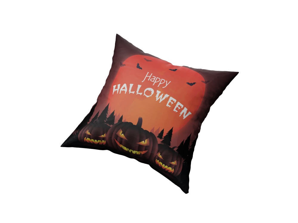 Подушка декоративна Angry halloween ghost 45x45 см мультиколор La Nuit