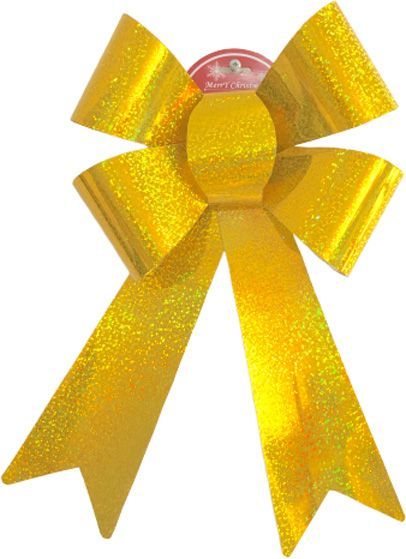 Декорация новогодняя Бант с переливом 18 см W20-N8180/1/2/3 