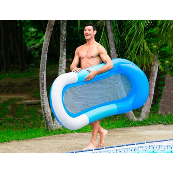 Матрас надувной Bestway 160х84 см аквагамак голубой