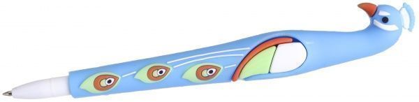 Ручка шариковая Павлин голубой 2252521206012 