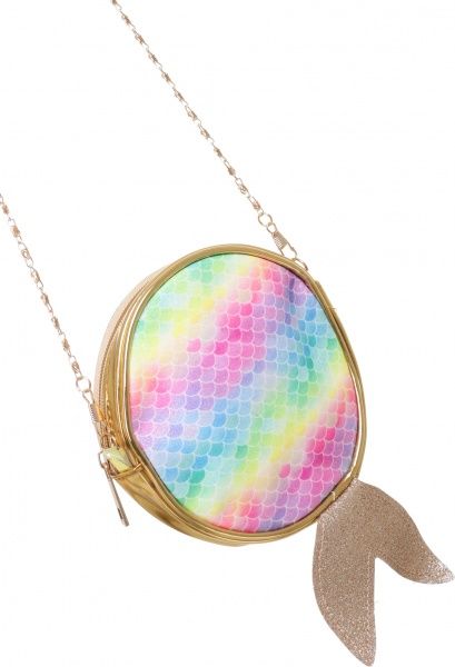 Сумочка для девочек Чешуя X15479 в ассортименте 15х55х4 см