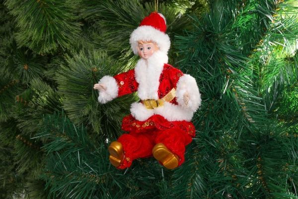 Підвіска Дівчинка в червоному костюмі 25,5 см 12108-8RR  