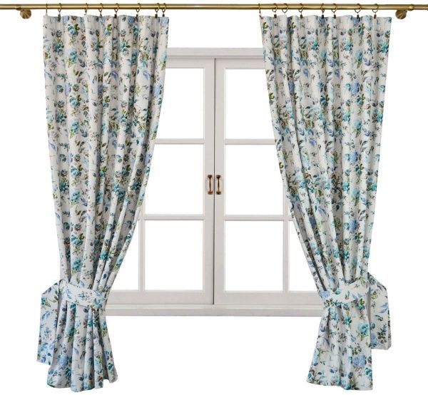 Комплект штор ORO Троянда блакитна La Nuit