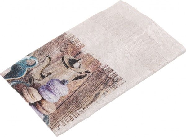 Набір рушників весняний букет 46x70 см Білоруський льон коричневий 