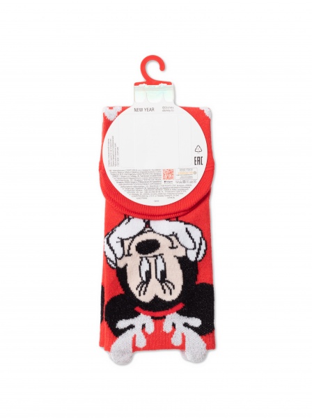 Носки детские унисекс Conte-Kids новогодние Disney 21С-66СПМ 646 р.20–22 красный 