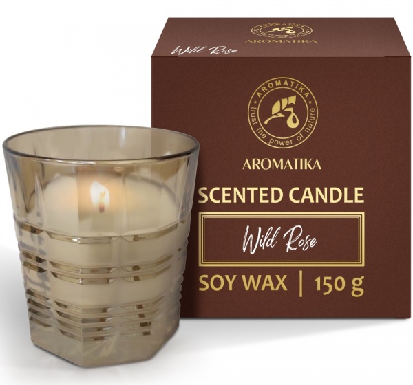 Свеча в стакане Дикая роза (Wild Rose) 150 г 