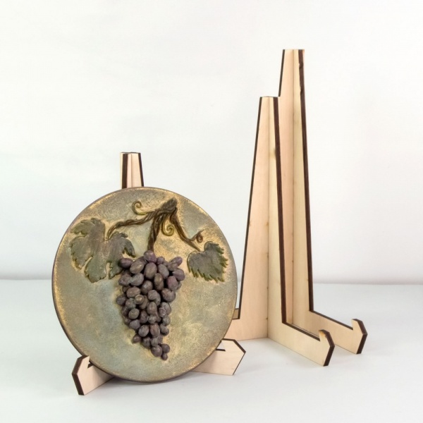 Мольберт-подставка (под картину/тарелку) А5 сувенирный 500141305 Rosa Studio 20х10х27 см