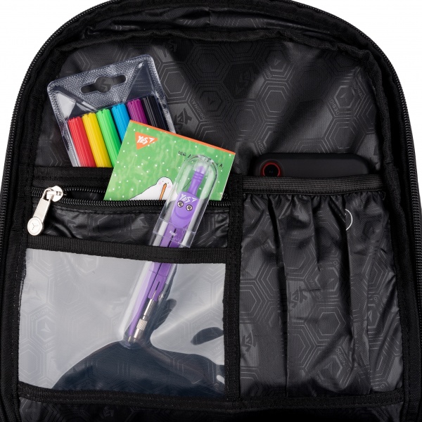 Рюкзак школьный YES Sport S-87 Football черный