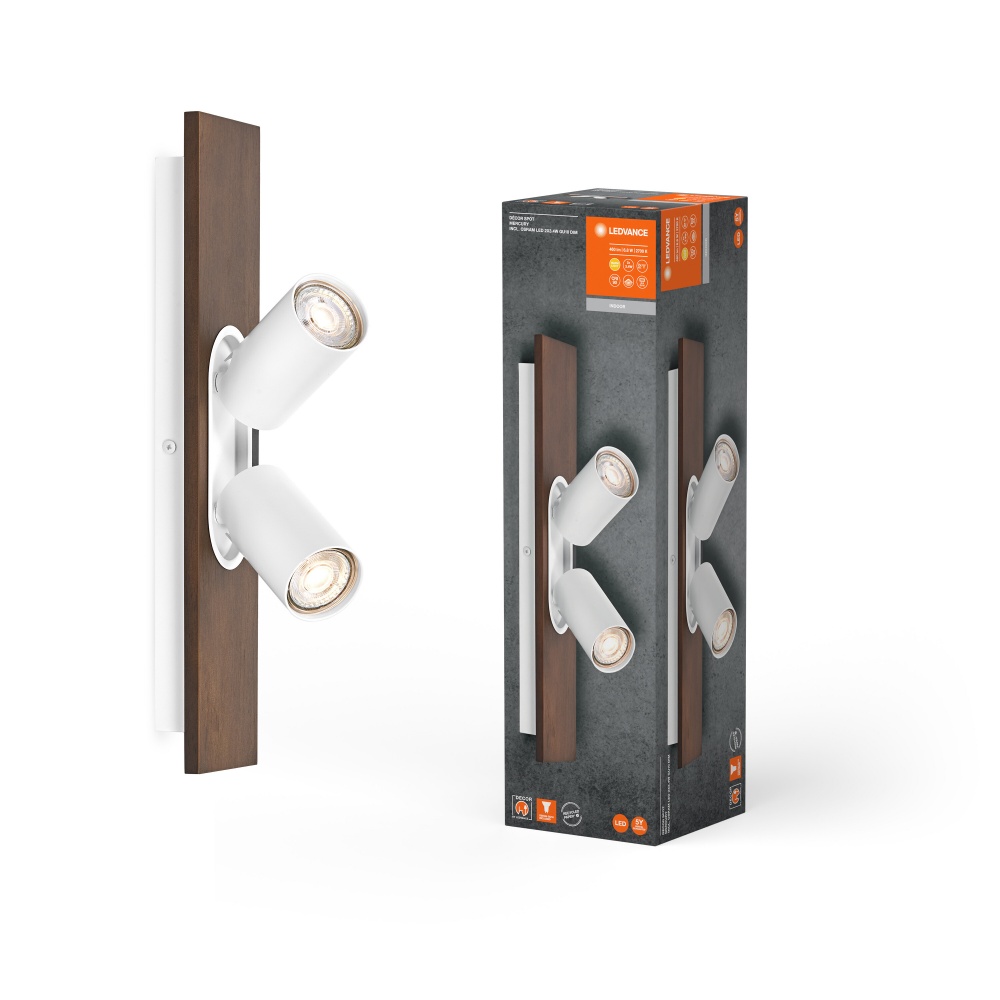 Спот Ledvance Mercury 2x3,4 Вт GU10 белый