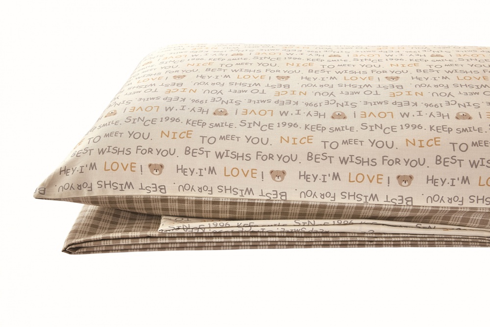 Комплект постільної білизни Salome 1,5 бежевий La Nuit