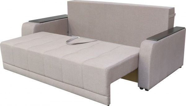 Диван прямий Кедр Плейн ліва ніша бежевий 2400x1030 мм