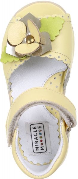Сандалии MiracleMe для девочек 0215 р.24 желтый 12-2-02-1 